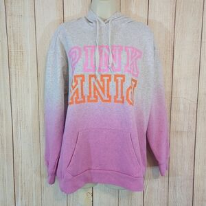 Victorias Secret Pink Everyday Lounge Ombre Campus Pullover Hoodie Top Medium